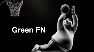 Green FN (Slang) meme card, epic rarity