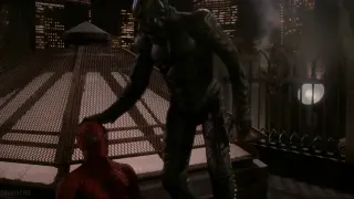 Green Goblin Smacks Spider-Man on the Head meme card, common rarity