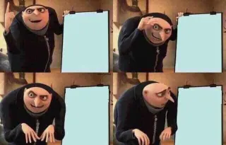 Gru's Plan meme card, epic rarity