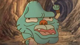 Gumball Caveman meme card, common rarity