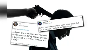 Gun to Your Head meme card, common rarity