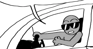 Guy Talking to McDonald's Drive-Thru Employee (Tumblr) meme card, common rarity