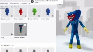Guys What One Is Your Favorite? Huggy Wuggy, Seek, Scary Blue, Zumbo Sauce meme card, rare rarity