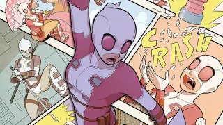 Gwenpool / Gwen Poole meme card, common rarity