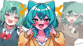 Gyaru Bulbasaur meme card, common rarity