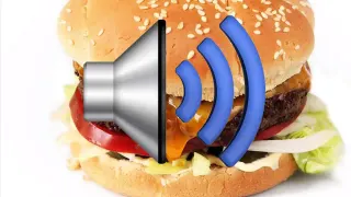 Hamburger Sound Effect meme card, rare rarity