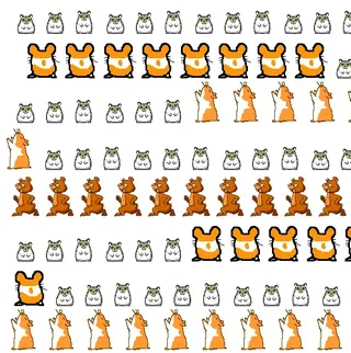 Carte meme Hampster Dance, rareté rare