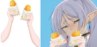 Carte meme Hands Holding McDonald’s Hashbrowns, rareté commune