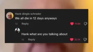 Hank Dingle Schrader Prediction meme card, common rarity