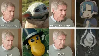 Carte meme Harrison Ford Baby Boy Evil, rareté commune