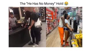 He Got No Money Pose meme card, common rarity