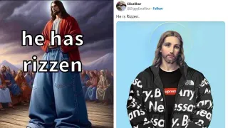 He Has Rizzen / He Is Rizzen meme card, common rarity