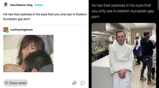 Carte meme He Has That Sadness In His Eyes That You Only See In X, rareté rare