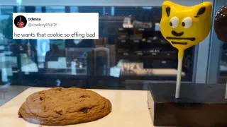 He Wants That Cookie So Effing Bad meme card, common rarity