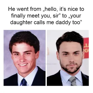 He Went From "Hello Sir, It's Nice To Finally Meet You" To "Ya Daughter Calls Me... meme card, rare rarity