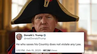 He Who Saves His Country Does Not Violate Any Law meme card, common rarity