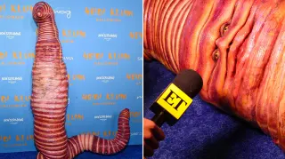 Heidi Klum's Worm Costume meme card, common rarity