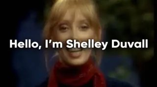 Hello, I'm Shelley Duvall meme card, common rarity