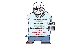 Here's Some Embarrassing Information About Me meme card, common rarity
