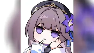 Carte meme Herta Drinking Milk Redraws, rareté commune