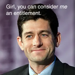 Hey Girl, It's Paul Ryan meme card, rare rarity
