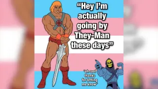 Carte meme Hey, I’m Actually Going By They-Man These Days, rareté commune