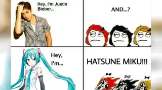 Hey, I'm Justin Bieber / AND...? meme card, common rarity