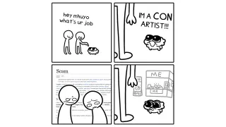 Hey What's Ur Job meme card, common rarity
