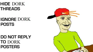 Carte meme Hide X Threads, Ignore X Posts, Do Not Reply To X Posters, rareté rare