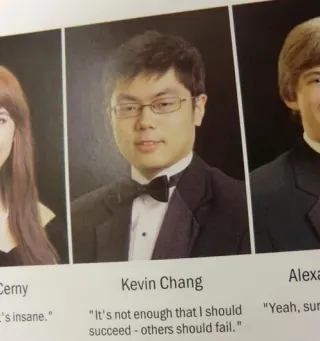 High School Senior Yearbook Photos meme card, rare rarity