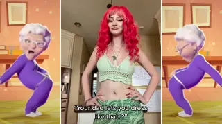 Hit You With The Blick (TikTok Trend) meme card, common rarity
