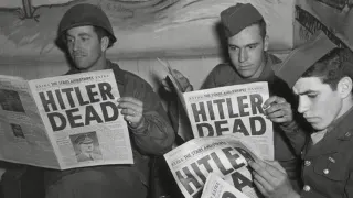 "Hitler Dead" Reaction Image meme card, common rarity