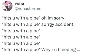 Carte meme Hits You With a Pipe / Sorrgy Accident, rareté commune