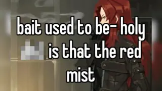 Holy Shit Is That the Red Mist meme card, common rarity