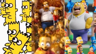 Homer Let the Barts Out meme card, common rarity