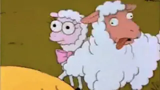 Homer Simpson Lamb Push meme card, common rarity
