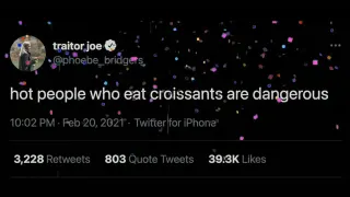 Carte meme Hot People Who Eat Croissants Are Dangerous, rareté commune