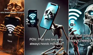 Hotspot Bro meme card, common rarity