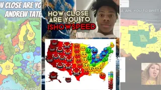 How Close Are You To X Maps meme card, common rarity