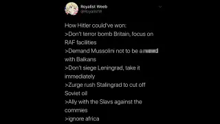 How Hitler Could've Won meme card, common rarity