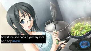 Carte meme How It Feels to Cook a Yummy Meal As a Boy, rareté commune
