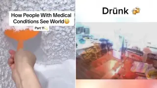How People With Medical Conditions See The World meme card, common rarity