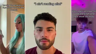 I Ain't Reading All That (TikTok Sound) meme card, common rarity