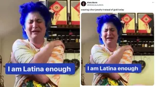 I Am Latina Enough meme card, common rarity