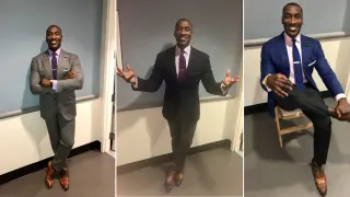 I Be Poppin' Bottles, Sparkles and Champagne / Shannon Sharpe Fit Checks meme card, rare rarity