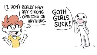 I Don't Really Have Strong Opinions meme card, rare rarity