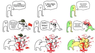 I Hate Liberals So Much It's Unreal meme card, common rarity