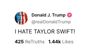 I HATE TAYLOR SWIFT! meme card, common rarity