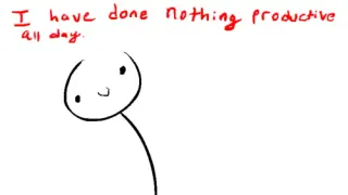 I Have Done Nothing Productive All Day meme card, common rarity