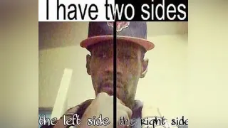 I Have Two Sides meme card, common rarity